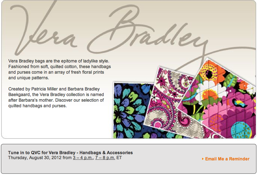 vera bradley qvc Welcome to our Hockey Club
